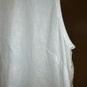 Garnet Hill  Coastline Linen Sleeveless Scalloped edge top, size XS Photo 9