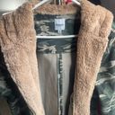 Kensie Faux Fur Camo Jacket Photo 3