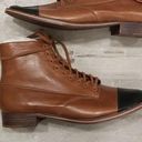 The Great 💕💕 The Cap Toe Boxcar Boot ~ Hickory Brown/Black 10 NWT Photo 9