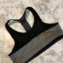 Athletic Works Girls  Gray Black Striped Mesh Sports Bra Size 32 Photo 1