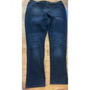 CAbi  high rise straight black distressed jeans size 16 Photo 4