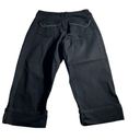 Riders By Lee Riders Black Cropped Pants Size 6M Photo 1