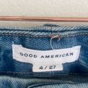 Good American Good Girlfriend Frayed Jeans Photo 5