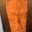 Faded Glory 𝅺ORANGE pants size 6 Photo 2