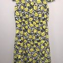 Kensie | Black + Yellow Butterfly Midi Dress Photo 1