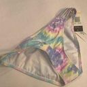 California Waves  Pastel Tie Dye Bikini Bottom Size Medium NWT Photo 0