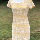 Tiana B . Open Crochet Lace Overlay Dress Small Photo 0