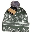 The North Face New  Ski Tuke, Laurel Wreath Green Kilim Geo Medium Print, 1 size Photo 0