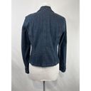 Ralph Lauren  Jeans‎ Co Stretch Denim Blazer Womens Blue Jean Jacket Petite L Photo 2