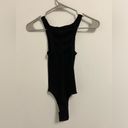 RE/DONE  Ribbed Tank Bodysuit in Black size XS Photo 3