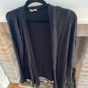 Zenana Outfitters  Black Long Sleeve Open front Cardigan size small Photo 0