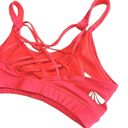 Marika tek Women's  Neon Coral Strappy Back Sports Bra Photo 2