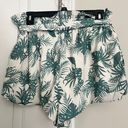 Pink Lily green print shorts Photo 1