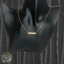 The Bar Gold Simple Necklace Photo 3