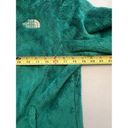 The North Face  Osito Full Zip Fleece Jacket Women Size Medium Teal Green Pockets Photo 15