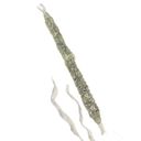 David's Bridal  pearl crystal silver headband with ribbons Tie Back Ivory Photo 3