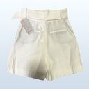 ZARA NWT  Basic White High-Rise Wide Shorts, Size XS Photo 1