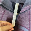 Lululemon  Define Jacket Womens 6 Black Swan Mini Check Plum Soft Knit Photo 4