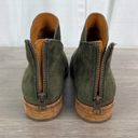 Kork-Ease  Dark Green Suede Leather Ryder Booties Sz.6.5 Photo 6