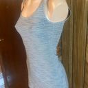 Lululemon Gray And White Striped Tank Top Photo 3