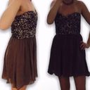 Parker Strapless  sequin dress Photo 7