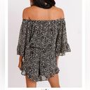 ee:some  LEOPARD ROMPER IN BLACK WOMENS SIZE SMALL NWT Photo 2