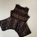 BCBGMAXAZRIA  Lace Overlay Peplum Top Photo 6