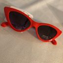 Icing Vintage Triangle Red Cat Eye Sunglasses - Brand new with Tags! Photo 3