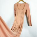 SKIMS  Kim Kardashian Ribbed Soft Lounge Long Sleeve Slip Maxi Dress Medium Photo 10