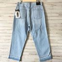 DKNY NWT  Distressed High Rise Straight Leg Jeans Size 31 / 12 Photo 1