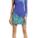 Lilly Pulitzer Lily Pulitzer One Shoulder Blue Whitaker Dress Photo 0