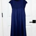 Hill House  Collectors Edition 2022 100% Silk Nap Dress Navy Blue Photo 0