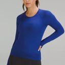 Lululemon Swiftly Tech Long Sleeve Blue Photo 0