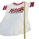 Rivalry Threads NWOT White Red Nebraska Huskers Ringer Tee Shirt Top New Gameday Cornhuskers Photo 3