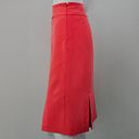 Black Label  By Evan Picone Neon Cherry Vented Pencil Skirt Size 10 Photo 1