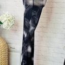 Boutique Black & White Sheer Flare Leg Pants Photo 4