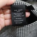 Nine West  Black Houndstooth Suit Pencil Skirt Sz 14 Photo 4