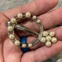 Lapel Pin or Brooch with Faux Pearls Photo 0