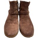 Teva  Delavina Suede Ankle Boot Western Braid Light Brown Size 39.5/8.5 Photo 1