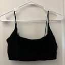 WILO Spaghetti Strap Black Sports Bra Women's Size Large Photo 0