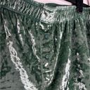 PINK - Victoria's Secret VICTORIAS SECRET PINK Green Velvet Sleep Shorts Button Front Elastic Waist M Photo 5