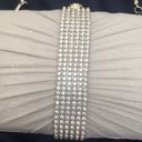 David's Bridal 3-in-1 Silver-Tone Sparkle Evening Clutch Bag Photo 1