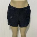 Good American  Women's The Running Short Moonlight Metallic Sparkle Black 0 XS Photo 2