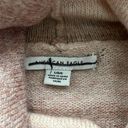 American Eagle NWOT  Super Soft Knit Striped Cowl Neck Sweater Pastel Pink Large Photo 2