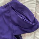 Emporio Armani Purple Acetate Button Cuffs Cap Sleeves Jumpsuit, size 4 Photo 6