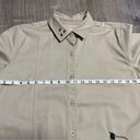 Christopher & Banks Vintage  Embroidered Cat Button Down Tan Shirt Women’s Small Photo 9