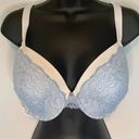 Frederick's of Hollywood  Baby Blue and Cream Lace Bra Photo 0