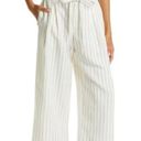 Club Monaco  annreanahh striped paper bag wide leg pants 6 Photo 0