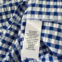 Crown & Ivy  Gingham Seersucker Bowed Puff Sleeve Shift Dress M Photo 7