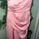 DO+BE  Strapless Tulip Hem Midi Dress in Dusty Rose NWT Size Large Photo 6